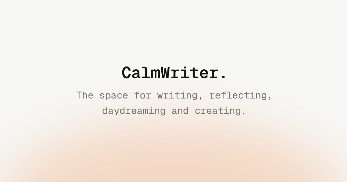 CalmWriter